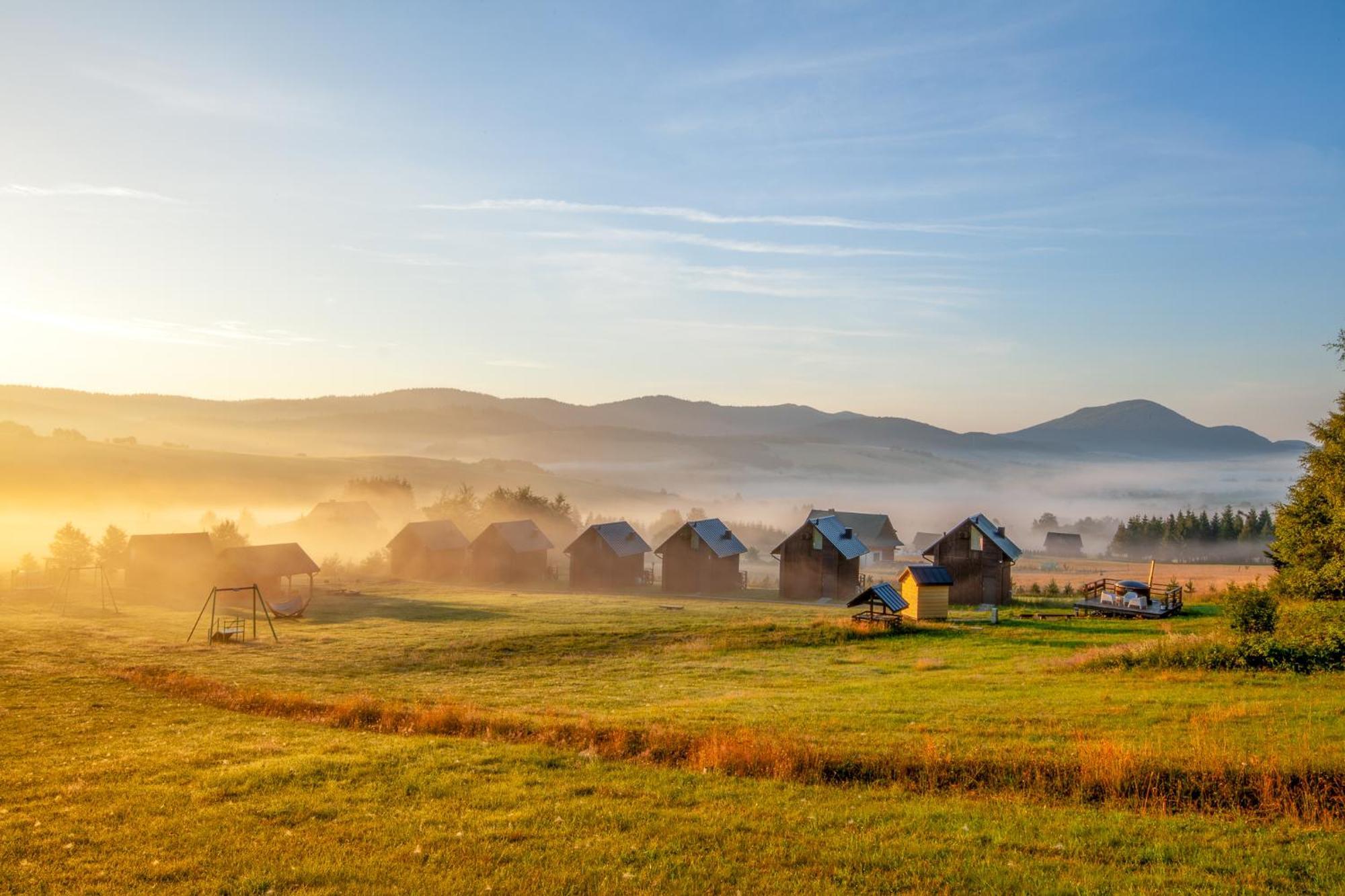 Polana Piorun Domki Wakacyjne W Beskidach Krynica-Zdrój Exterior foto